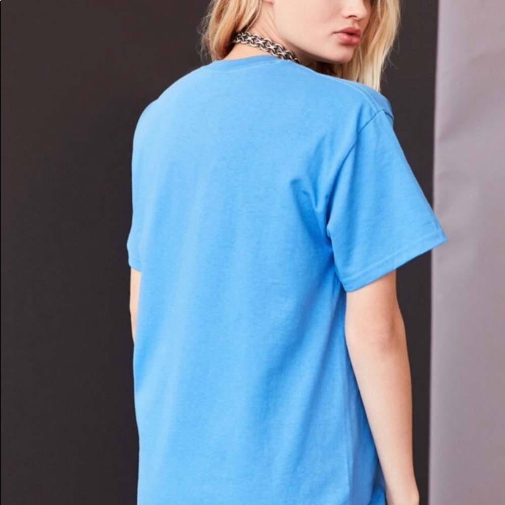 Blue and yellow nirvana smiley tee small - Picture 3 of 6